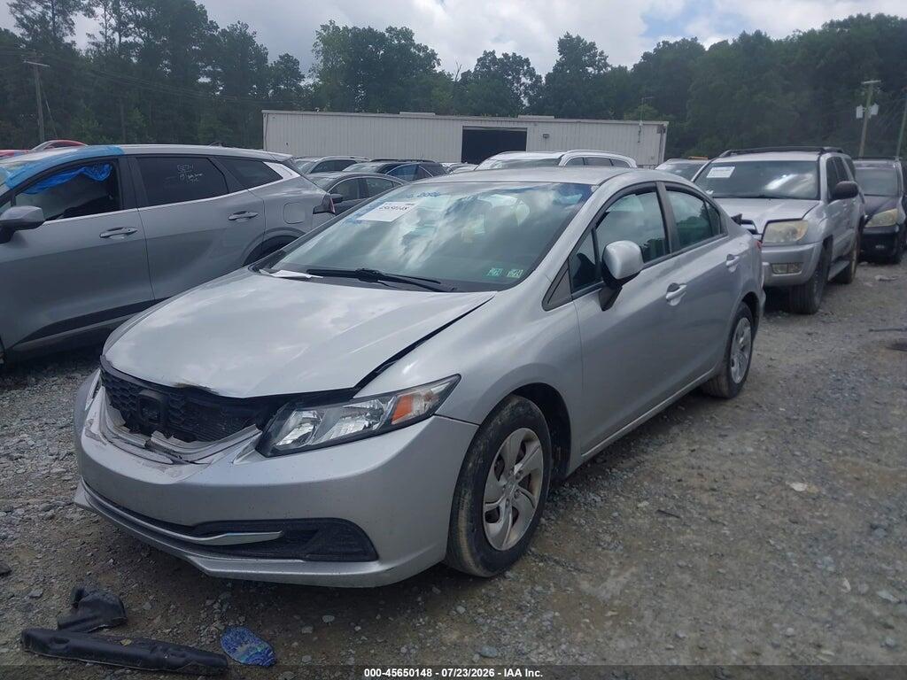 2HGFB2F5XDH593100 2013 HONDA CIVIC photo no. 2