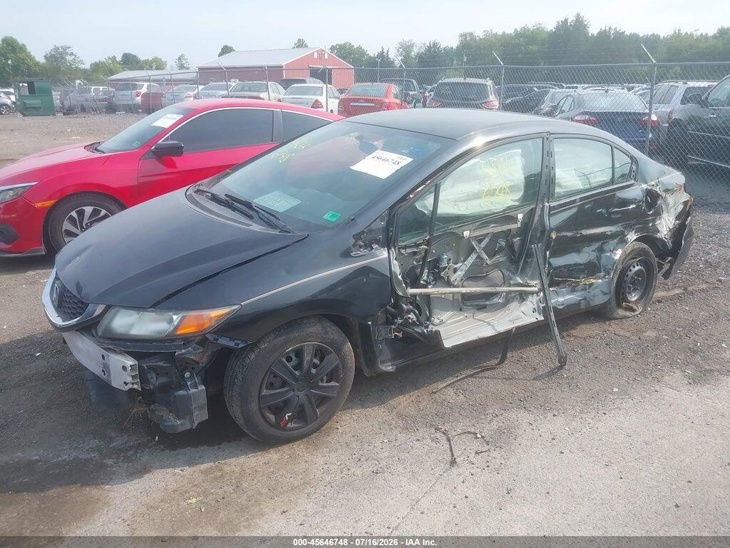 19XFB2F59DE010509 2013 HONDA CIVIC photo no. 2