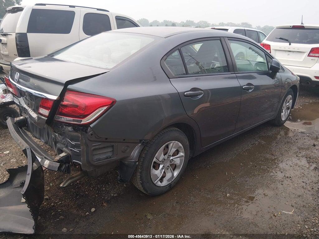 19XFB2F57DE014364 2013 HONDA CIVIC photo no. 4