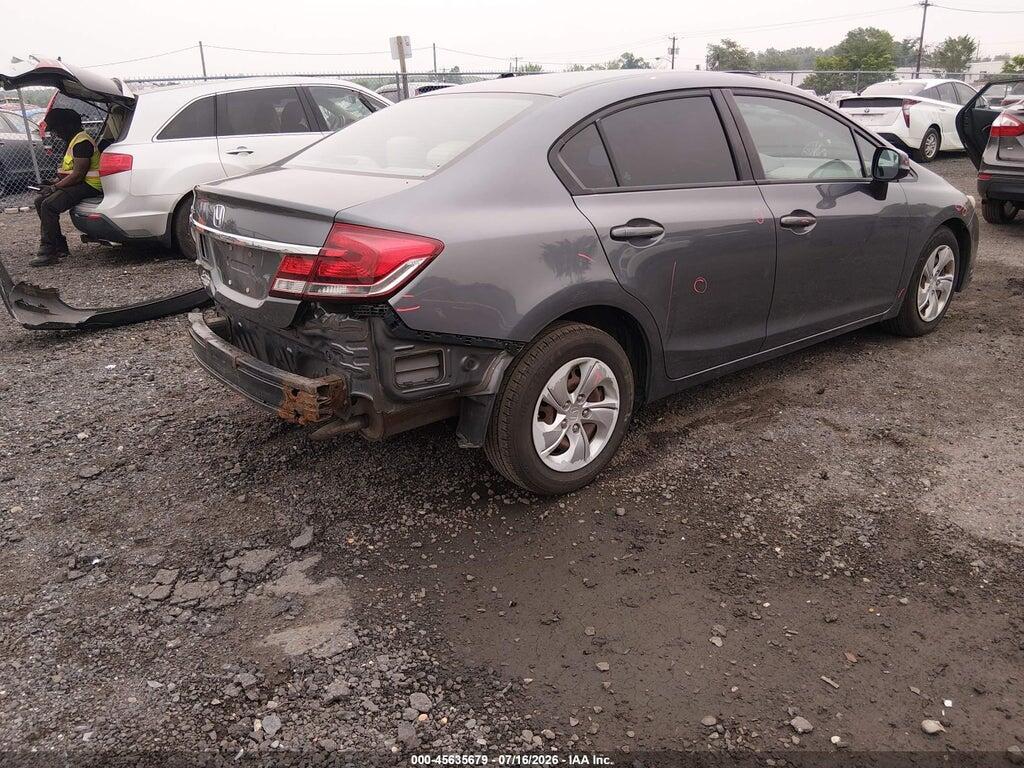 19XFB2F51DE243106 2013 HONDA CIVIC photo no. 4