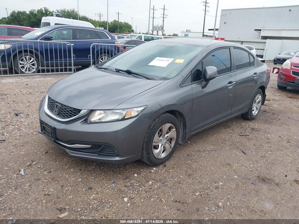 2HGFB2F58DH504818 2013 HONDA CIVIC photo no. 2