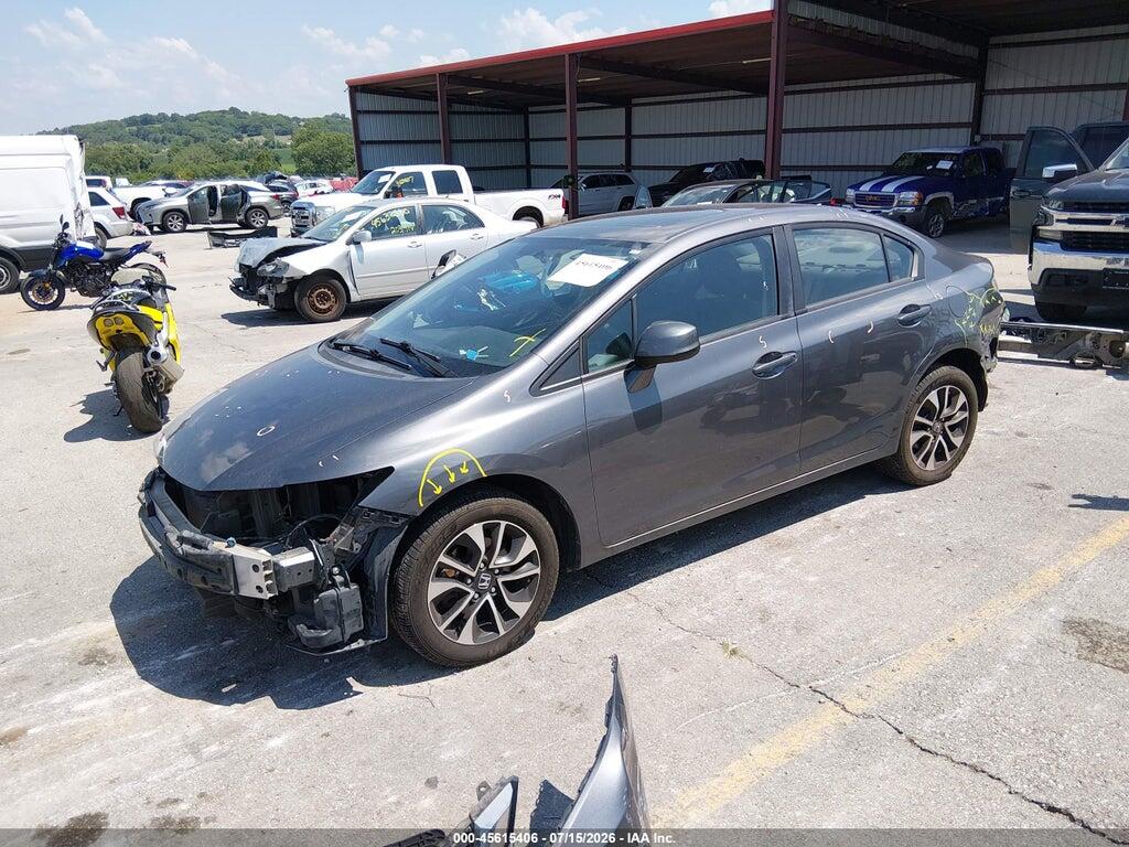 19XFB2F84DE057487 2013 HONDA CIVIC photo no. 2