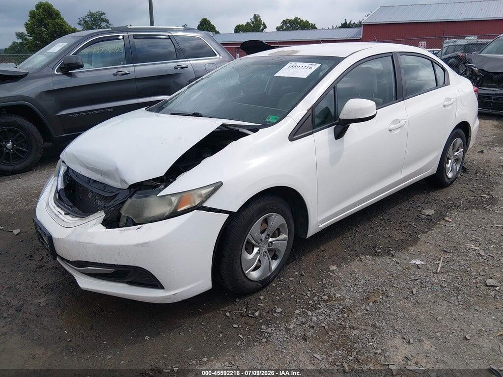 2HGFB2F56DH596284 2013 HONDA CIVIC photo no. 2