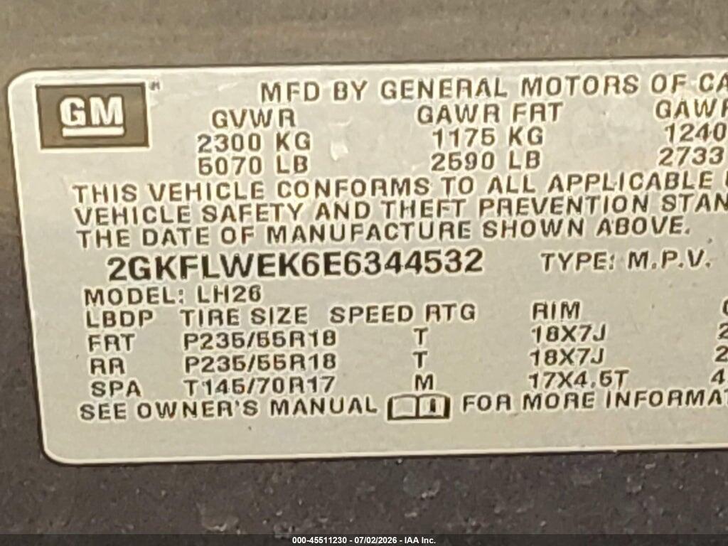 2GKFLWEK6E6344532 2014 GMC TERRAIN photo no. 9