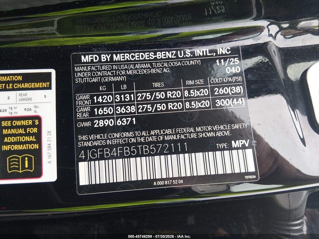 4JGFB4FB5TB572111 2026 MERCEDES-BENZ GLE 350 photo no. 9