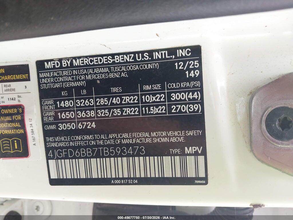 4JGFD6BB7TB593473 2026 MERCEDES-BENZ AMG GLE 53 COUPE photo no. 9