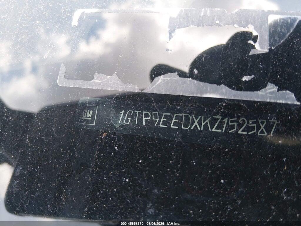 1GTP9EEDXKZ152587 2019 GMC SIERRA 1500 photo no. 9