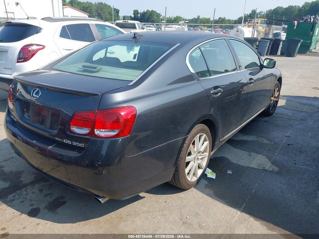 JTHCE96S370007366 2007 LEXUS GS 350 photo no. 4