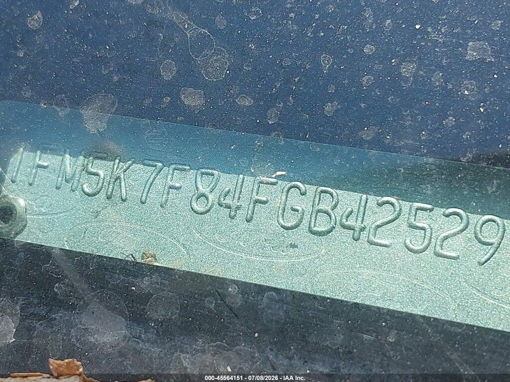 1FM5K7F84FGB42529 2015 FORD EXPLORER photo no. 9