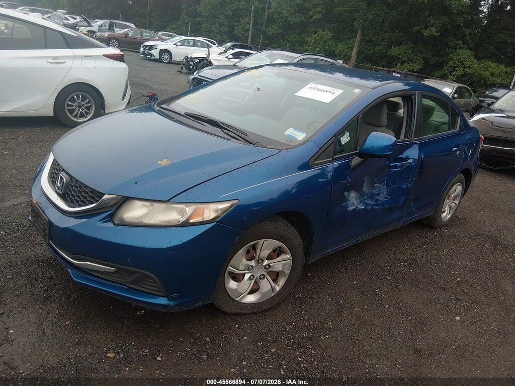 19XFB2E51DE014877 2013 HONDA CIVIC photo no. 2