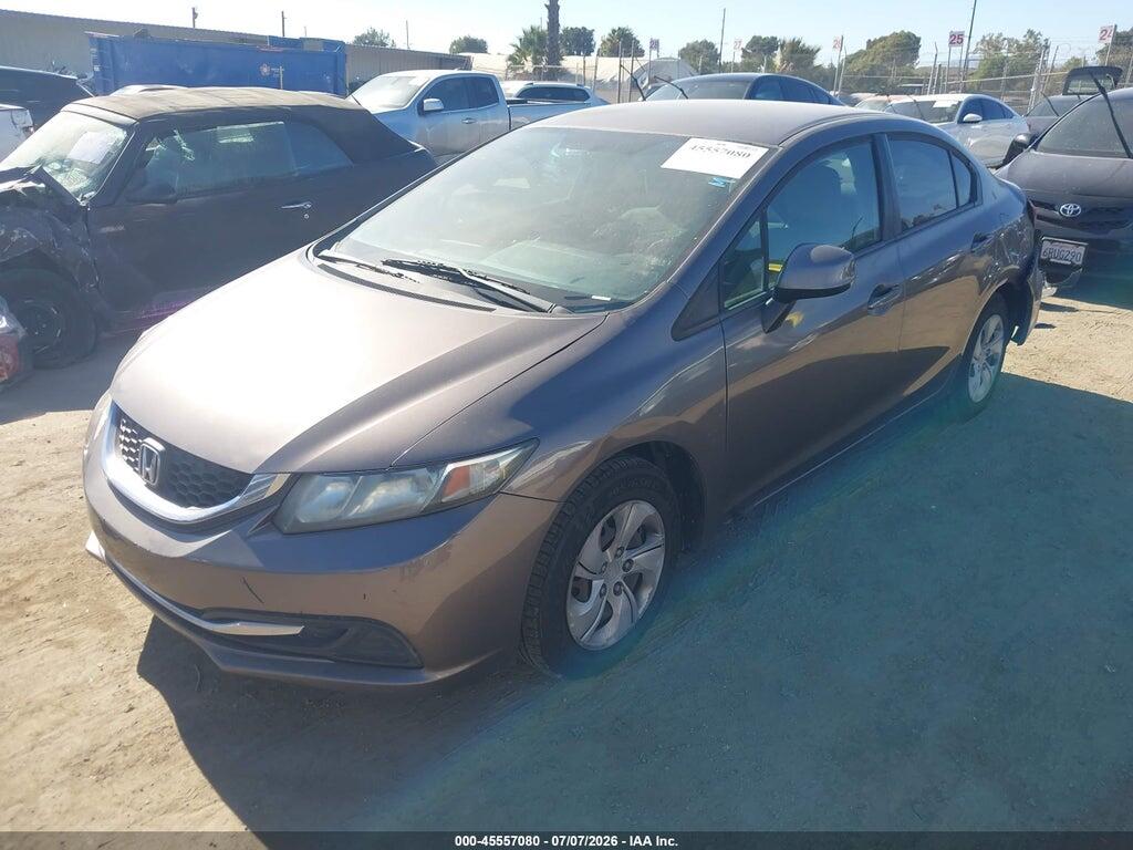 19XFB2F55DE292244 2013 HONDA CIVIC photo no. 2