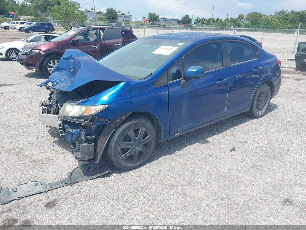 19XFB2F56DE079285 2013 HONDA CIVIC photo no. 2