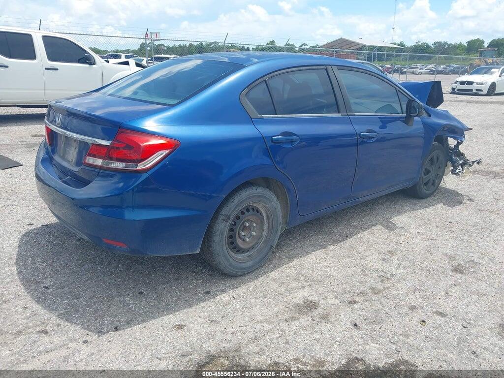19XFB2F56DE079285 2013 HONDA CIVIC photo no. 4