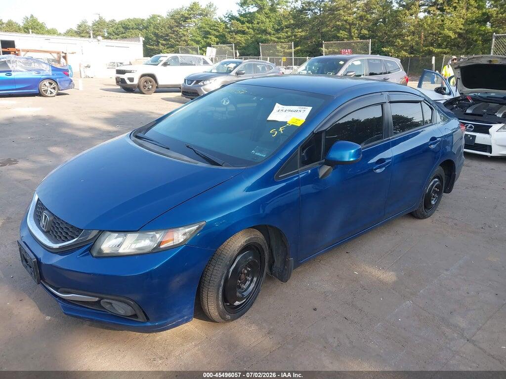 2HGFB2F59DH539206 2013 HONDA CIVIC photo no. 2