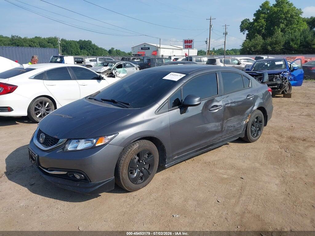 2HGFB2F58DH565571 2013 HONDA CIVIC photo no. 2