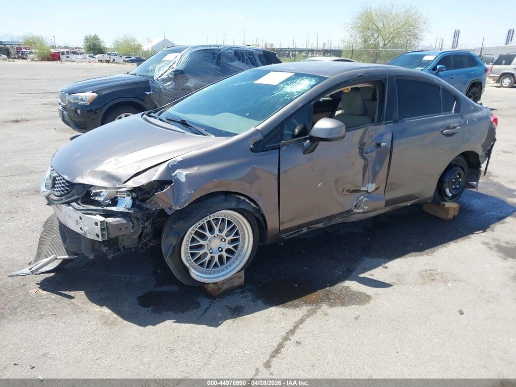 2HGFB2F55DH564734 2013 HONDA CIVIC photo no. 2