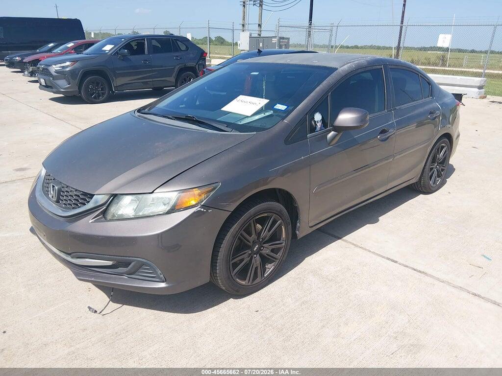 2HGFB2F52DH593446 2013 HONDA CIVIC photo no. 2