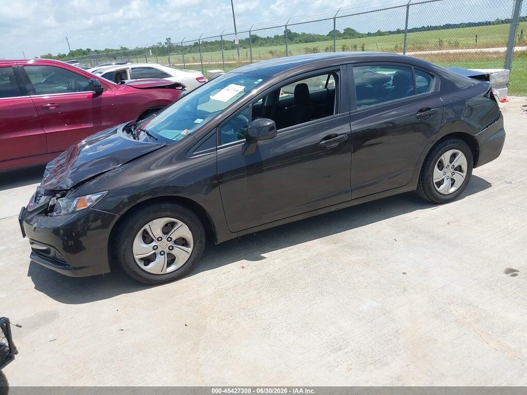 2HGFB2F53DH589079 2013 HONDA CIVIC photo no. 2