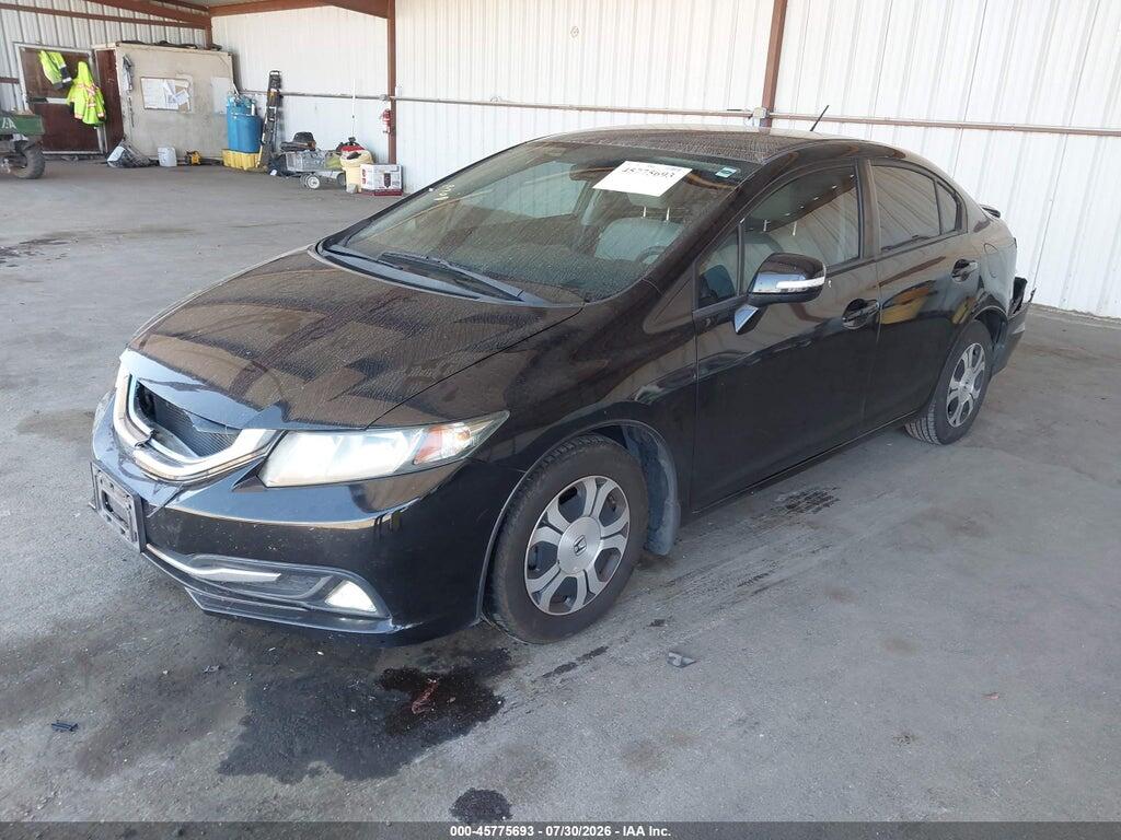 19XFB4F25DE000478 2013 HONDA CIVIC HYBRID photo no. 2