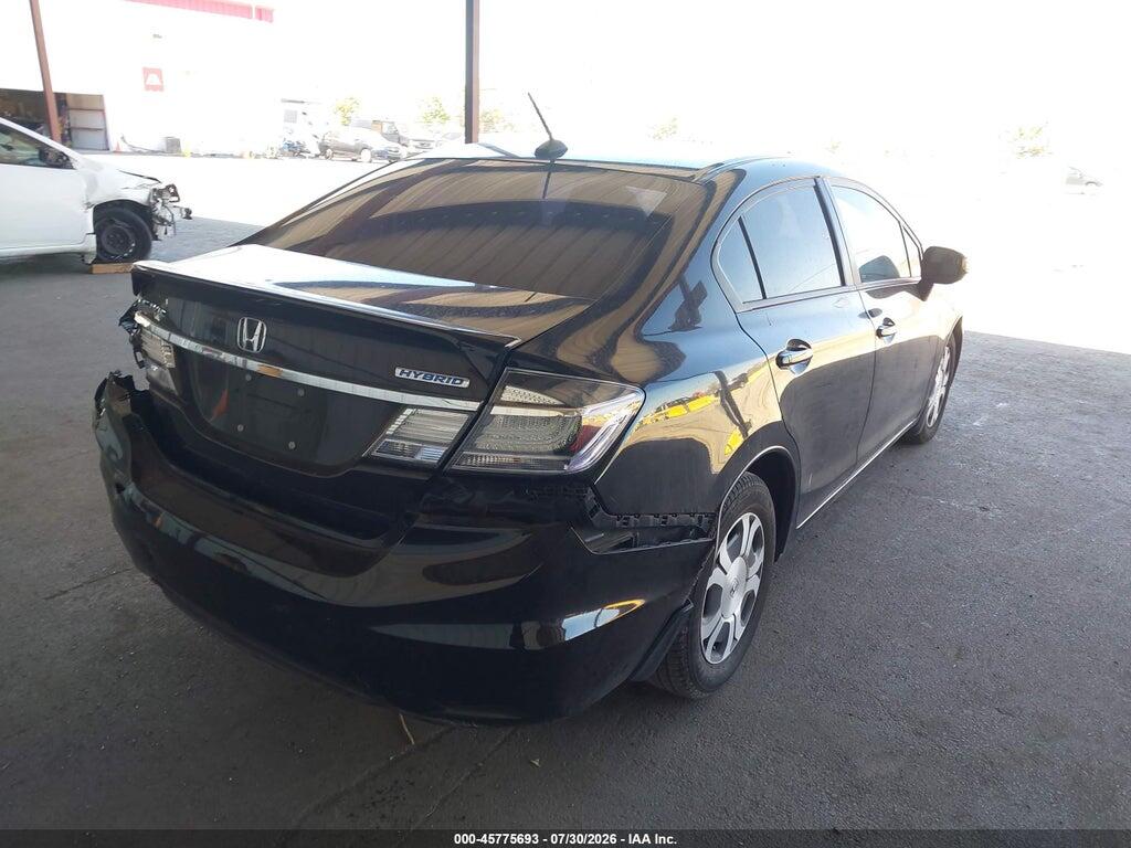 19XFB4F25DE000478 2013 HONDA CIVIC HYBRID photo no. 4