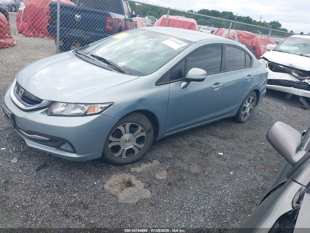 19XFB4F24DE003274 2013 HONDA CIVIC HYBRID photo no. 2