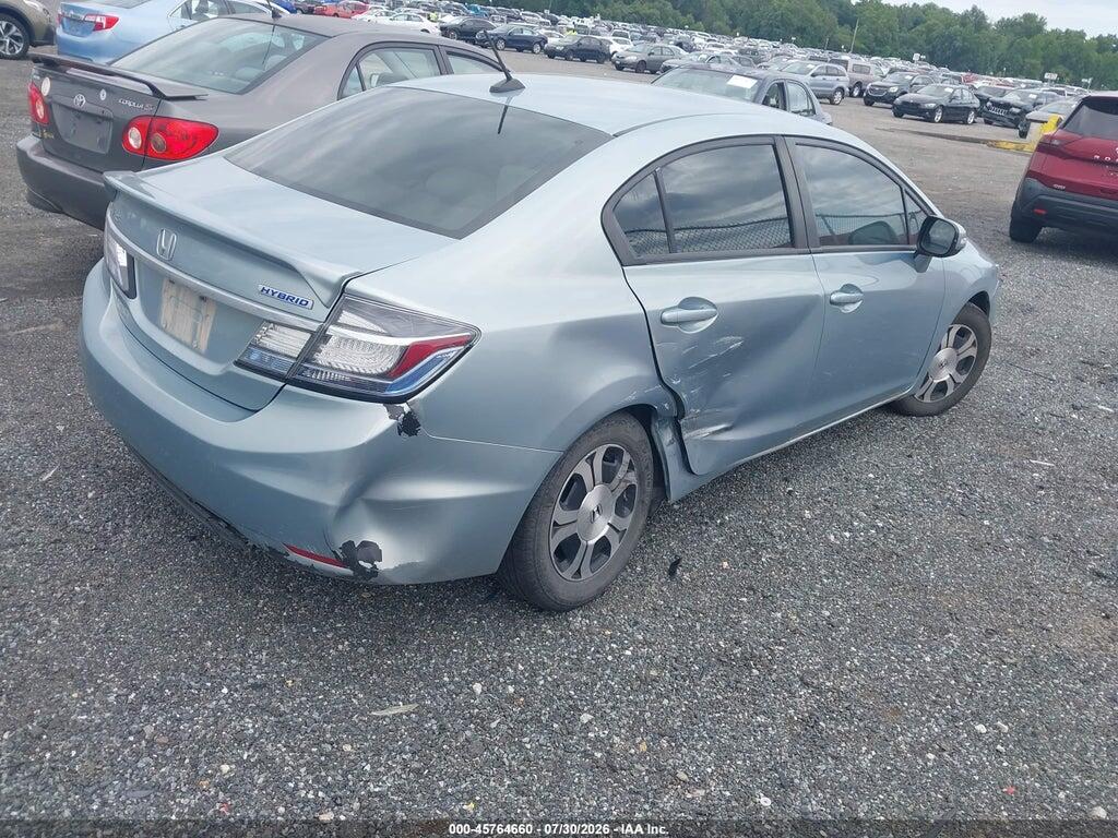 19XFB4F24DE003274 2013 HONDA CIVIC HYBRID photo no. 4