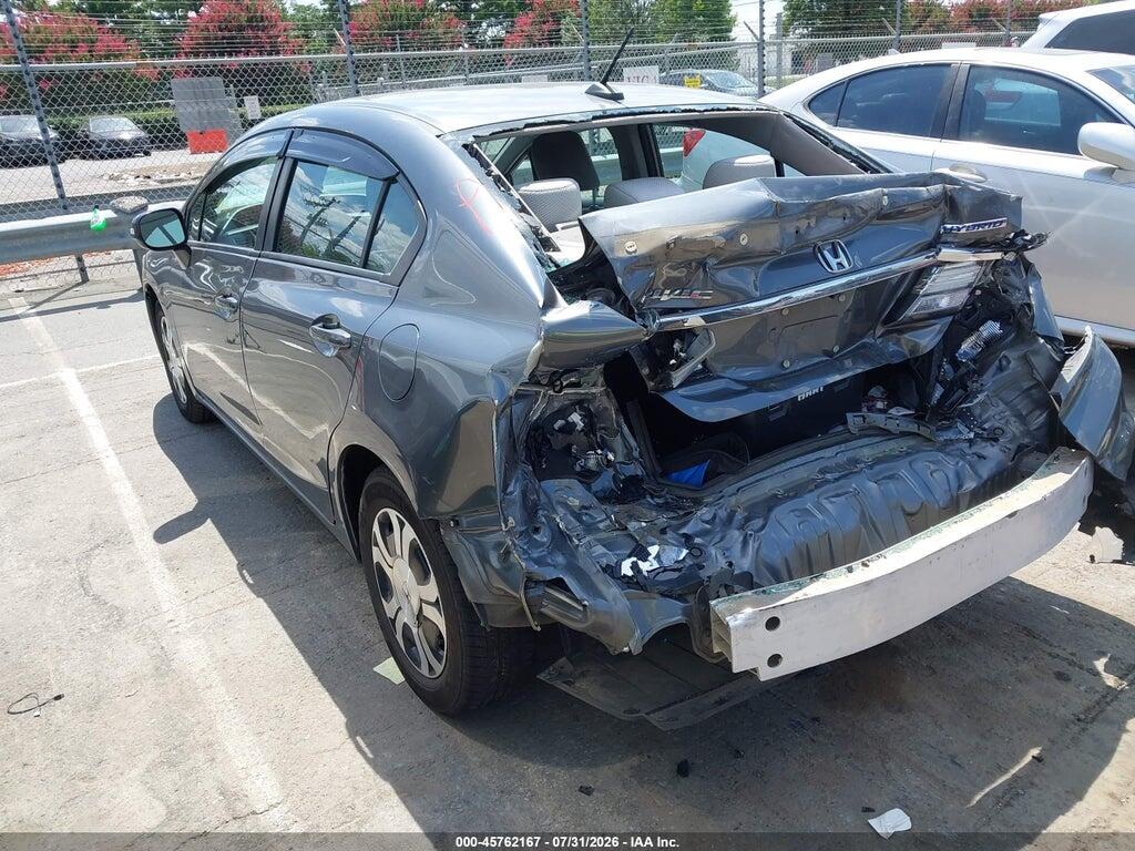 19XFB4F25DE001842 2013 HONDA CIVIC HYBRID photo no. 3