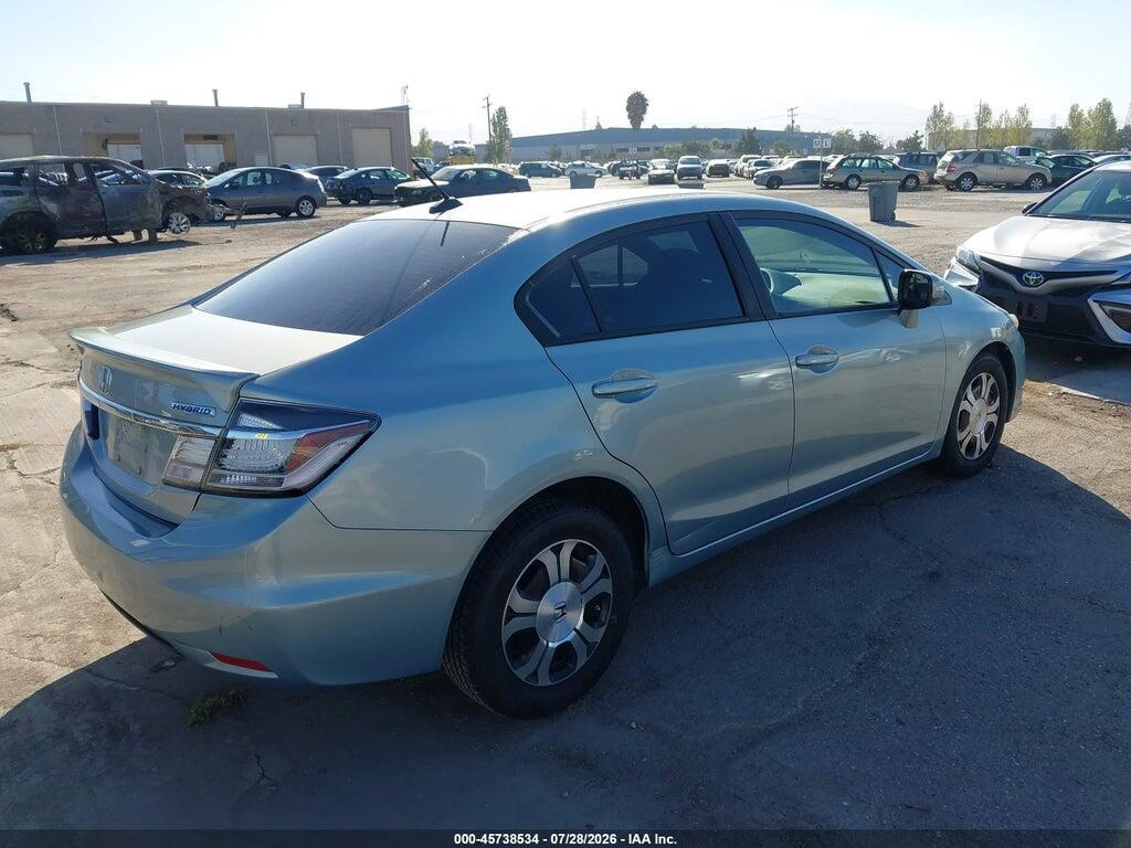 19XFB4F28DE201663 2013 HONDA CIVIC HYBRID photo no. 4