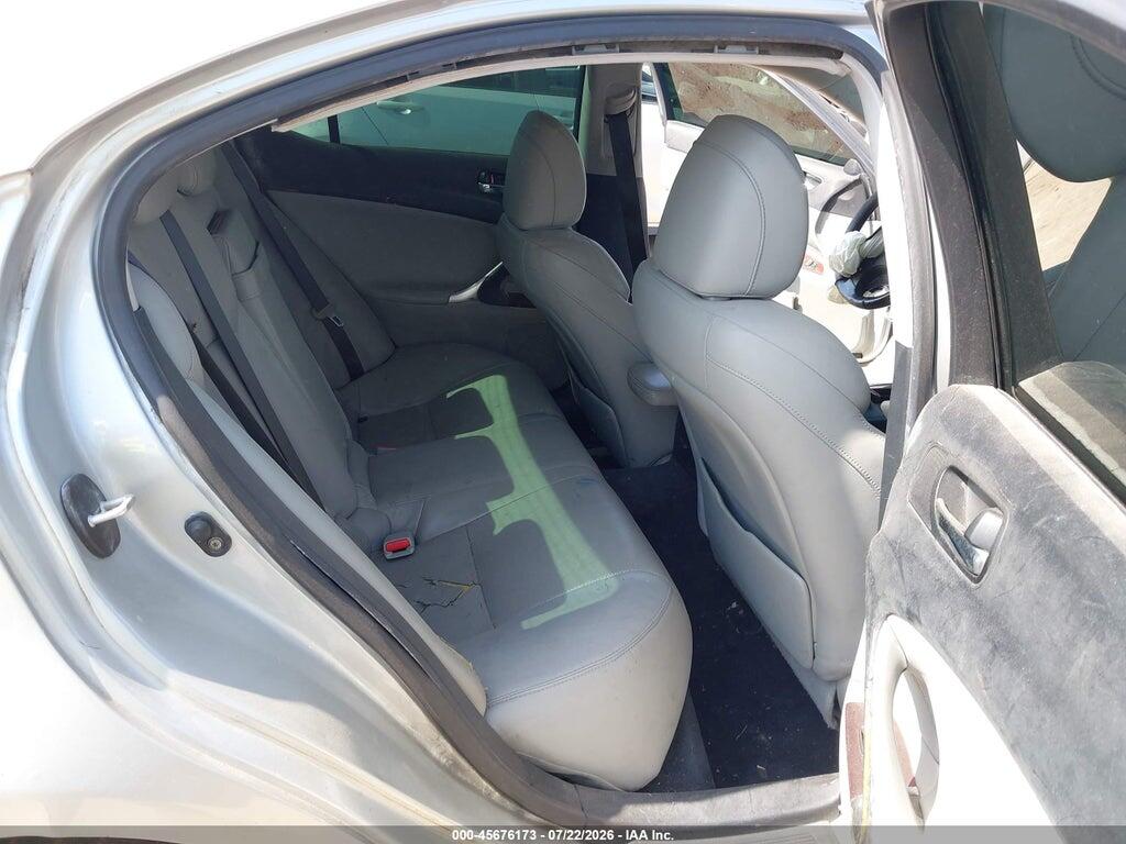 JTHCK262275008091 2007 LEXUS IS 250 photo no. 8