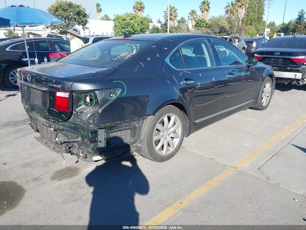 JTHBL46F375043360 2007 LEXUS LS 460 photo no. 4