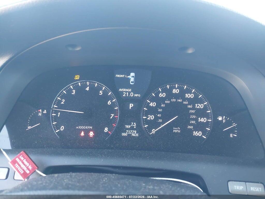 JTHBL46F375043360 2007 LEXUS LS 460 photo no. 7