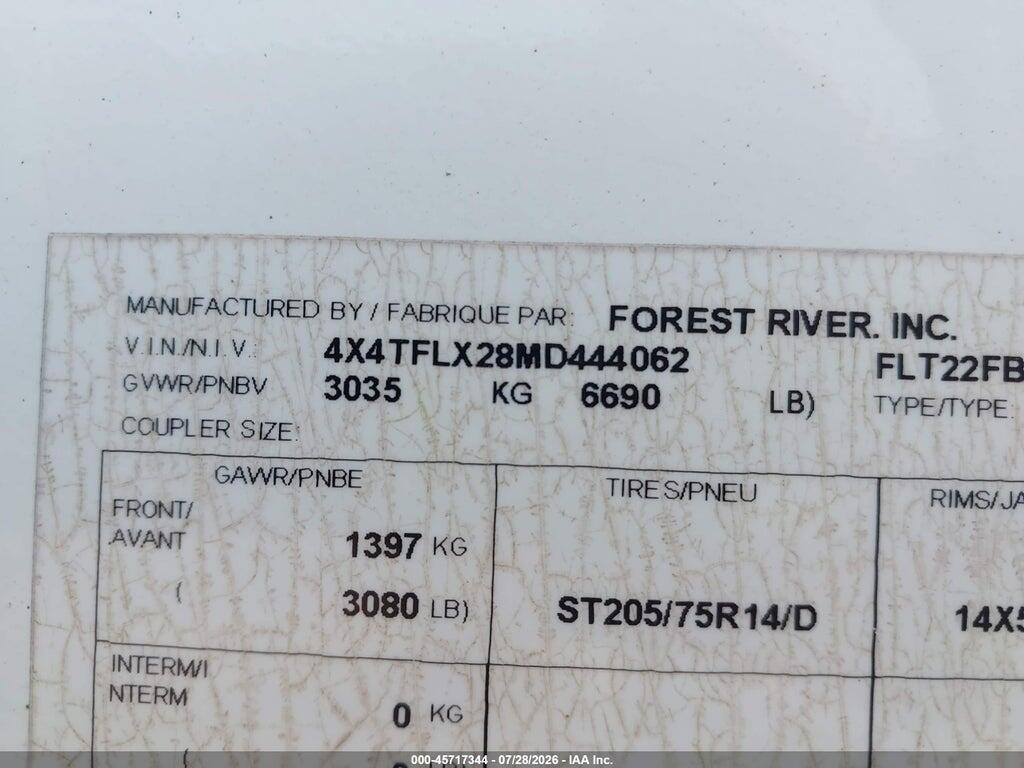 4X4TFLX28MD444062 2021 FLAGSTAFF MICRO photo no. 9
