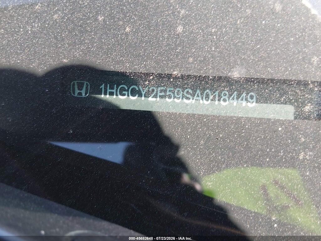 1HGCY2F59SA018449 2025 HONDA ACCORD HYBRID photo no. 9