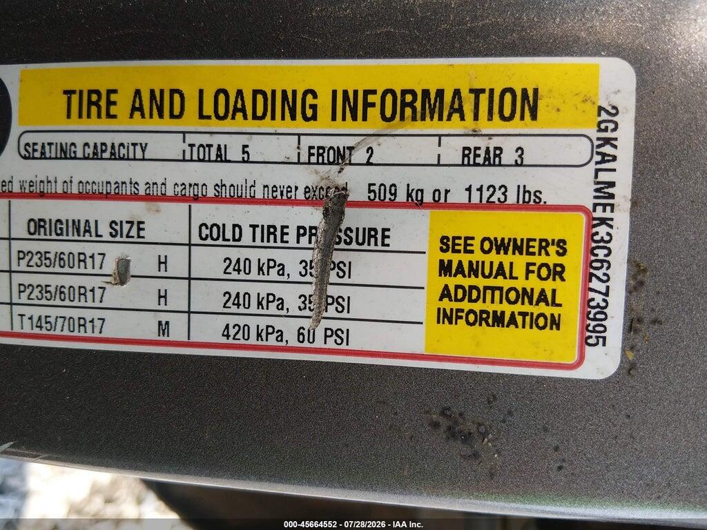 2GKALMEK3C6273995 2012 GMC TERRAIN photo no. 9