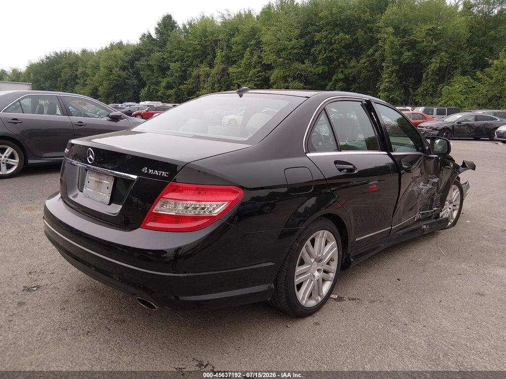 WDDGF81X18F096386 2008 MERCEDES-BENZ C 300 photo no. 4