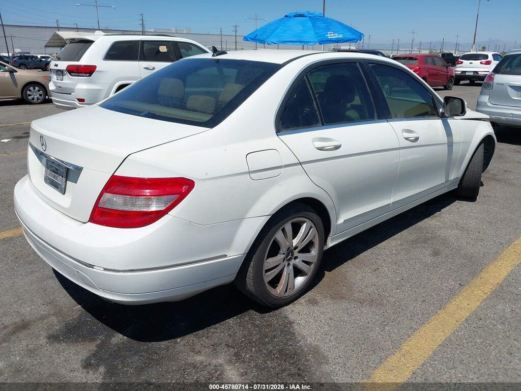 WDDGF54X28F114291 2008 MERCEDES-BENZ C 300 photo no. 4
