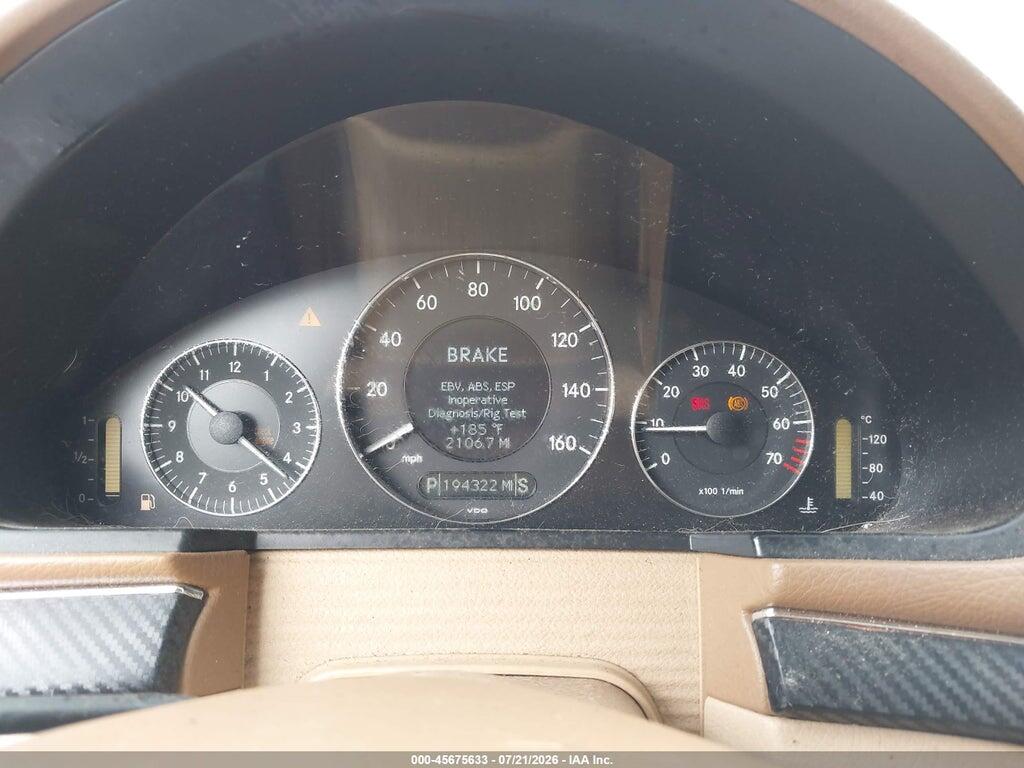 WDBUF56X68B354993 2008 MERCEDES-BENZ E 350 photo no. 7