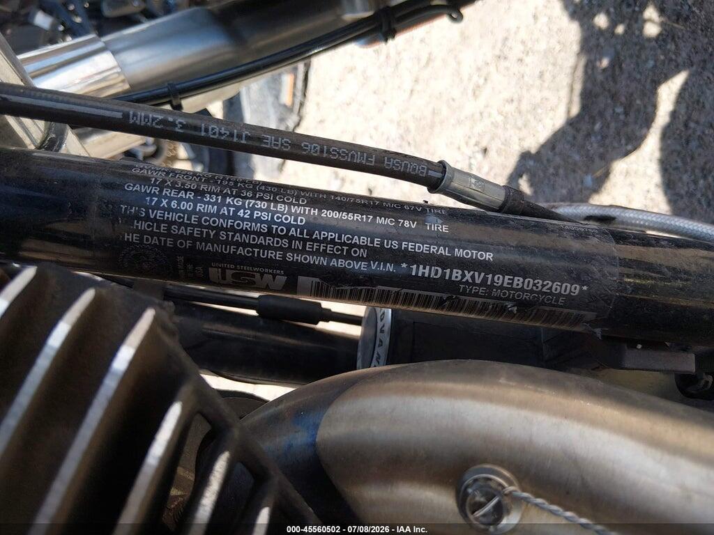 1HD1BXV19EB032609 2014 HARLEY-DAVIDSON FLSTF photo no. 10