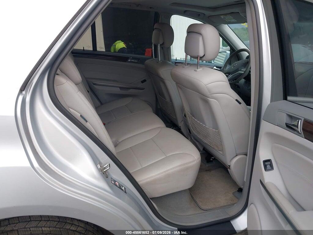 4JGBB5GB3BA646357 2011 MERCEDES-BENZ ML 350 photo no. 8