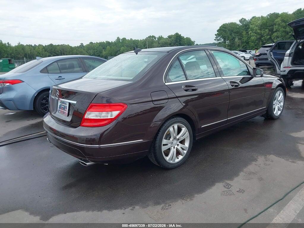 WDDGF5EB1BA495400 2011 MERCEDES-BENZ C 300 photo no. 4