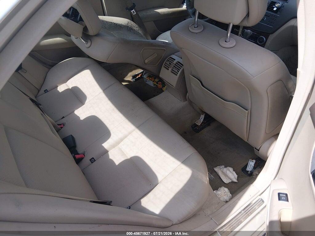 WDDGF5EB5BR159119 2011 MERCEDES-BENZ C 300 photo no. 8