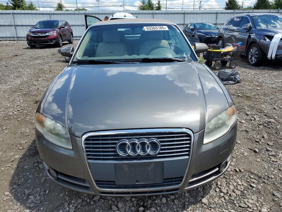 2008 AUDI A4 2.0T CABRIOLET — Фото 5 из 12