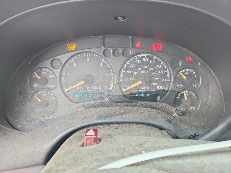1GTCS19W518255105 2001 GMC SONOMA photo no. 9