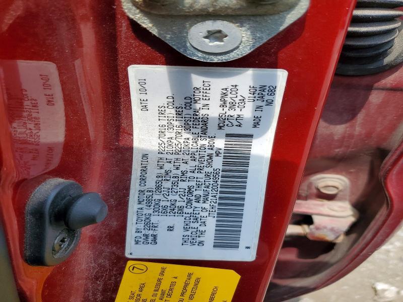 2002 TOYOTA HIGHLANDER LIMITED — Фото 13 из 13