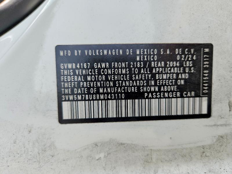 3VW5M7BU8RM043110 2024 VOLKSWAGEN JETTA photo no. 12