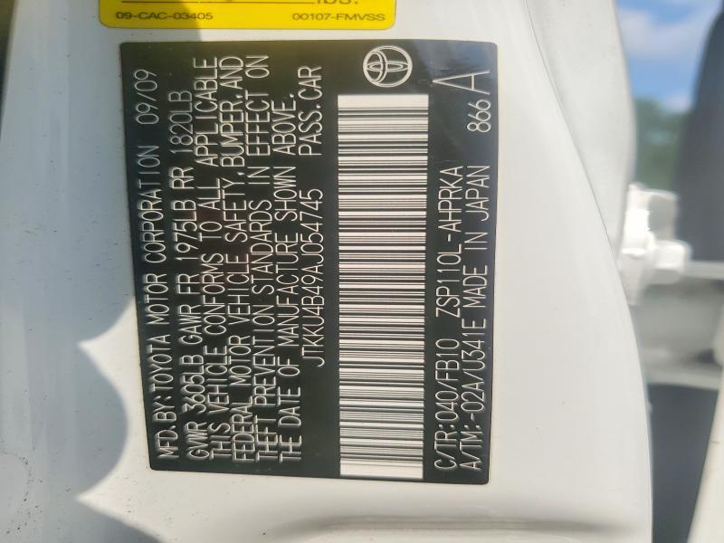 2010 TOYOTA SCION — Фото 13 из 13