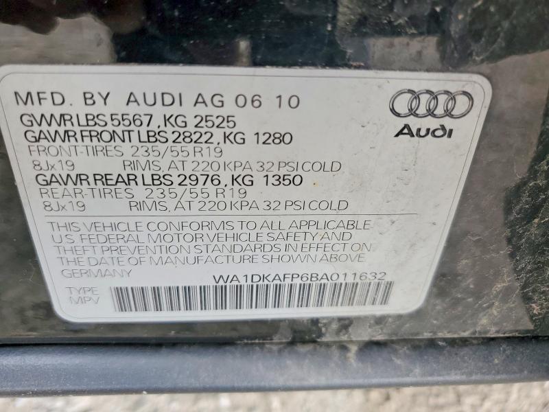 2011 AUDI Q5 PREMIUM PLUS — Фото 13 из 13