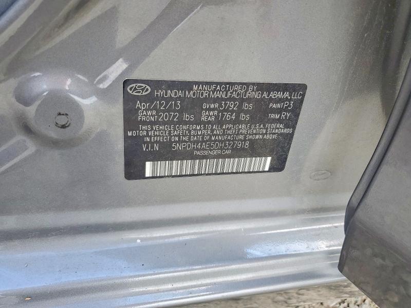 5NPDH4AE5DH327918 2013 HYUNDAI ELANTRA photo no. 12