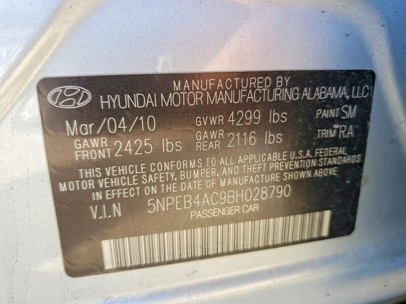 2011 HYUNDAI SONATA GLS — Фото 12 из 12