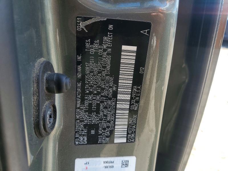 2011 TOYOTA SIENNA XLE 8-PASSENGER — Фото 13 из 13